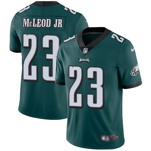 Nike Eagles #23 Rodney McLeod Jr Midnight Green Team Color Men's Stitched NFL Vapor Untouchable Limited Jersey